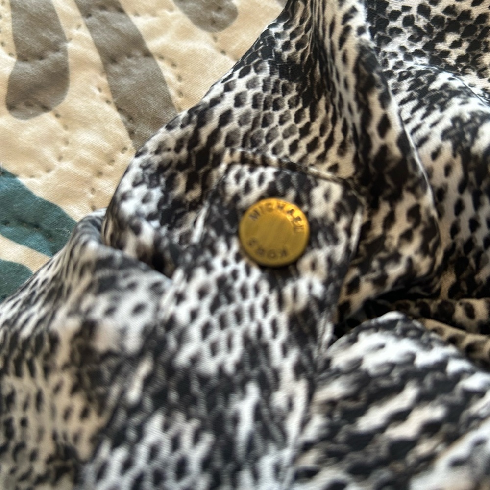 Michael Kors Monochrome Patterned Blouse - Picture 8 of 11